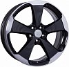 Acacia WSP Italy Volkswagen (Glendale W465 Laceno Golf GTI) 7,5x19 5x112 ET51 dia 57,1 glossy black polished ИТАЛИЯ