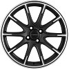 Khomen Wheels KHW1707 (XRay) 6,5x17 4x100 ET41 dia 60,1 black-FP matt