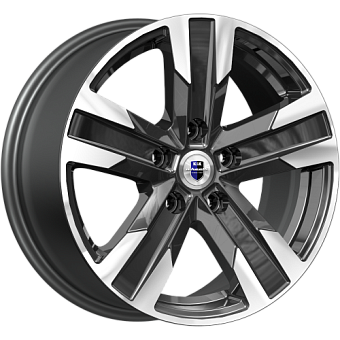 K&K Висмут 7x16 5x108 ET45 dia 63,35 алмаз черный