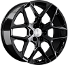 LS wheels 1372 9x22 6x139,7 ET30 dia 100,1 BK