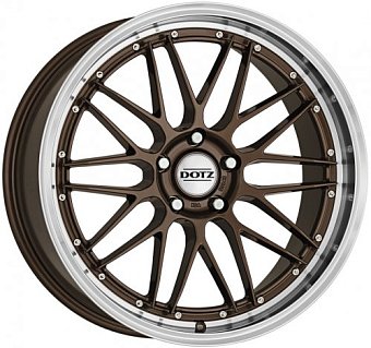 Dotz Revvo 8,5x19 5x108 ET45 dia 70,1 bronze polished lip
