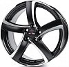 Alutec Shark 7x16 5x115 ET38 dia 70,2 racing black front polished Германия