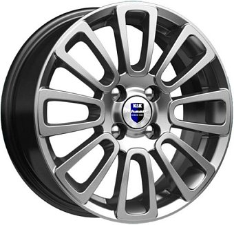 K&K Неман 6x15 4x98 ET35 dia 58,5 дарк платинум