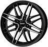 Alutec Burnside 7x16 5x100 ET38 dia 57,1 diamond black front polished Германия