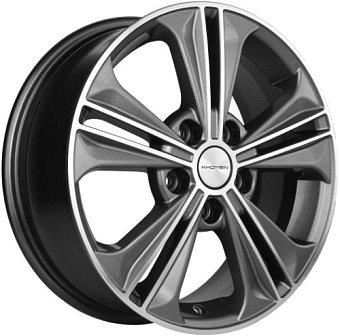 Khomen Wheels KHW1603 (Creta/Seltos) 6x16 5x114,3 ET43 dia 67,1 gray-FP