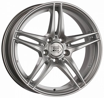 1000 Miglia MM037 7,5x17 5x112 ET47 dia 66,6 silver gloss