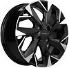 Khomen Wheels KHW1508 (Cobalt) 6x15 4x100 ET39 dia 56,6 black-FP