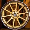 KoKo Kuture Lindos 10x20 5x112 ET40 dia 66,6 gold chrome lip
