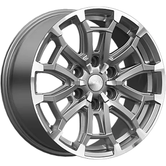 Скад Авилис 8x18 6x139,7 ET45 dia 95,1 алмаз графит Россия