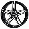 Alutec Poison 6x16 4x108 ET25 dia 65,1 diamond black front polished