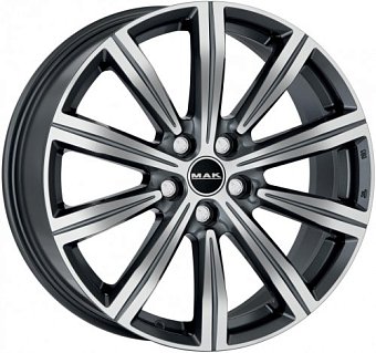 MAK Birmingham 8,5x19 5x120 ET47 dia 65,1 gun metallic mirror