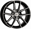 1000 Miglia MM041 7,5x17 5x112 ET45 dia 66,6 black polished