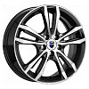 K&K Samara 6x16 4x100 ET49 dia 54,1 алмаз черный SK