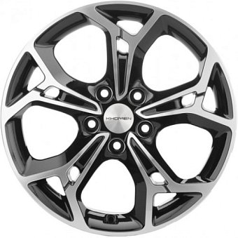 Khomen Wheels KHW1702 (Forester) 7x17 5x114,3 ET48 dia 56,1 black-FP Khomen Wheels KHW1702 (Forester) 7x17 5x114,3 ET48 dia 56,1 black-FP