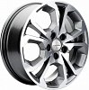 Khomen Wheels KHW1711 (Arkana/Kaptur) 6,5x17 5x114,3 ET50 dia 66,1 gray-FP Россия