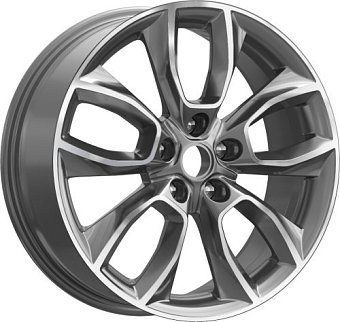 K&K Premium Series КР001 (18_Kodiaq) 7x18 5x112 ET43 dia 57,1 diamond gloss graphite