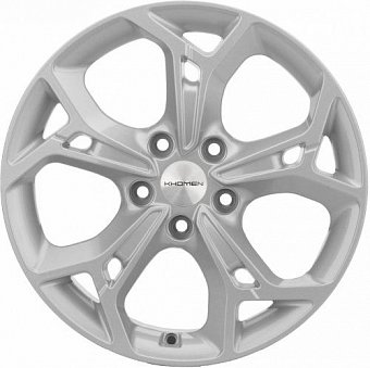 Khomen Wheels KHW1702 (Octavia) 7x17 5x112 ET49 dia 57,1 F-silver Россия