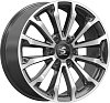 K&K Premium Series КР006 (20_TANK 500) 8,5x20 6x139,7 ET33 dia 100,1 diamond black gris