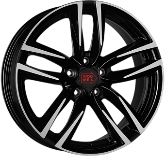 1000 Miglia MM1011 7x16 5x114,3 ET42 dia 67,1 gloss black polished 1000 Miglia MM1011 7x16 5x114,3 ET42 dia 67,1 gloss black polished