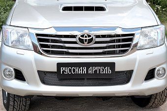 Защитная сетка решетки переднего бампера для Toyota Hilux (2013-2015)