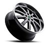 Redbourne Duke 9,5x20 5x120 ET32 dia 72 Hyper black mirror cut lip США