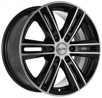 X trike X-124 7,5x17 6x139,7 ET25 dia 100,1 BK/FP Россия