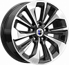 K&K Авиор 7x17 5x108 ET40 dia 65,1 алмаз черный