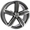 MAK Stadt 8x18 5x112 ET28 dia 66,6 gun metallic mirror