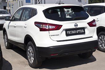 Накладка на задний бампер для Nissan Qashqai (2017-2018 J11 ) рестайлинг