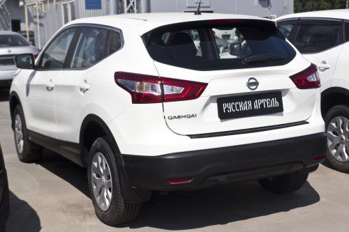 Накладка на задний бампер для Nissan Qashqai (2017-2018 J11 ) рестайлинг - 1