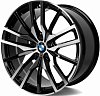 CMST FG476X 10x21 5x120 ET40 dia 74.1 черный + полированные спицы