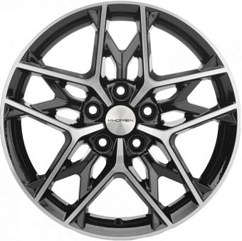 Khomen Wheels KHW1709 (Octavia) 7x17 5x112 ET49 dia 57,1 black-FP