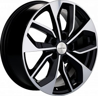 Khomen Wheels KHW1703 (Tiguan) 7x17 5x112 ET43 dia 57,1 black-FP Россия
