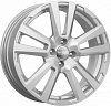 K&K КС874 6,5x17 4x100 ET43 dia 60,1 сильвер