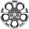 Khomen Wheels KHW1711 6,5x17 5x114,3 ET50 dia 67,1 gray-FP