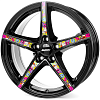 Alutec Raptr 8x18 5x114,3 ET45 dia 70,1 diamant schwarz mit stickerbomb