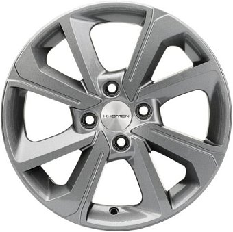 Khomen Wheels KHW1501 (Rio/Solaris) 6x15 4x100 ET46 dia 54,1 gray