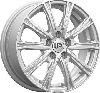 Wheels UP Up123 6x15 5x100 ET38 dia 57,1 silver classic