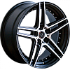 satin black machined face