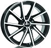 Alutec Singa 6x15 5x112 ET43 dia 57,1 diamond black front polished