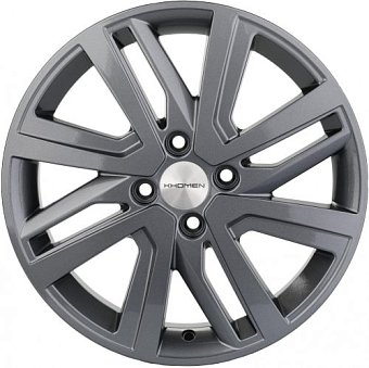 Khomen Wheels KHW1609 (Vesta/Largus) 6x16 4x100 ET50 dia 60,1 gray Khomen Wheels KHW1609 (Vesta/Largus) 6x16 4x100 ET50 dia 60,1 gray