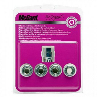 Комплект секреток McGard 24019 SU гайка M14x1,5 конус 60° хром (без защитного кольца)
