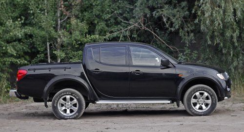 Расширители колесных арок широкие 90 мм (комплект)-4шт. для Mitsubishi L200 (2010-2013 ) рестайлинг - 1