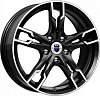 K&K Солар 7x17 4x100 ET45 dia 54,1 алмаз черный