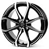 MSW X4 5,5x15 4x100 ET32 dia 60,1 black full polished