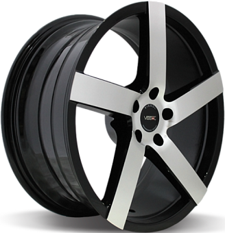 Vissol V-080L 8,5x19 5x120 ET15 dia 74,1 black with machined face Vissol V-080L 8,5x19 5x120 ET15 dia 74,1 black with machined face