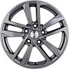 Khomen Wheels KHW1612 (Octavia A7) 6,5x16 5x112 ET46 dia 57,1 gray