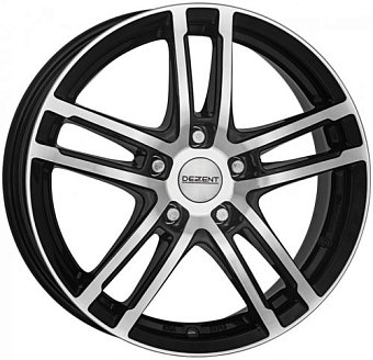 Dezent TZ dark 8x18 5x108 ET42 dia 63,3 black polished