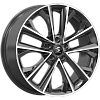 K&K Premium Series КР012 Tiggo 7 Pro 7x18 5x108 ET33 dia 60,1 diamond black gris