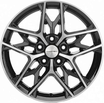 Khomen Wheels KHW1709 (Camry) 7x17 5x114,3 ET45 dia 60,1 black-FP Россия